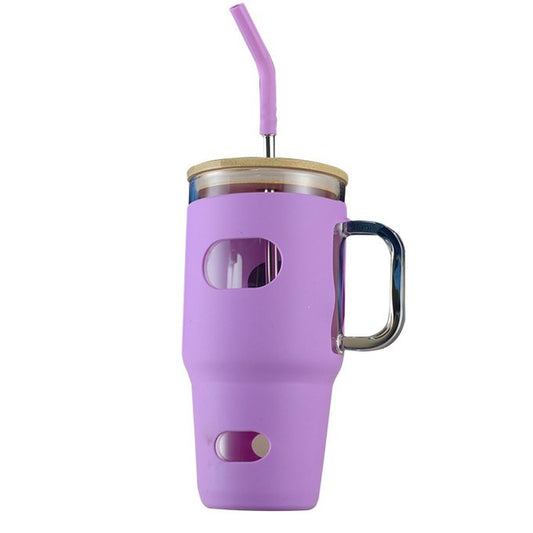 Purple Coloured Stanley Glass Cup for Outdoors