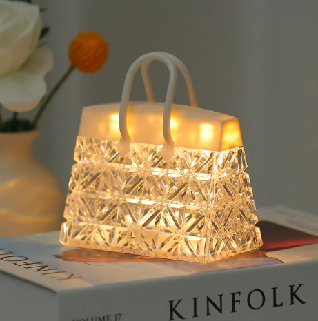 Decoration Miniature Portable Handbag Table Lamp