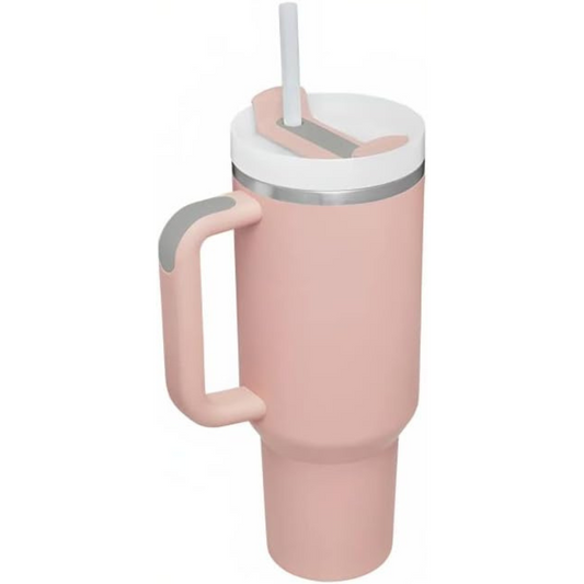 1.2 Litres Rose-Quartz Coloured Stanley Cup for Outdoor